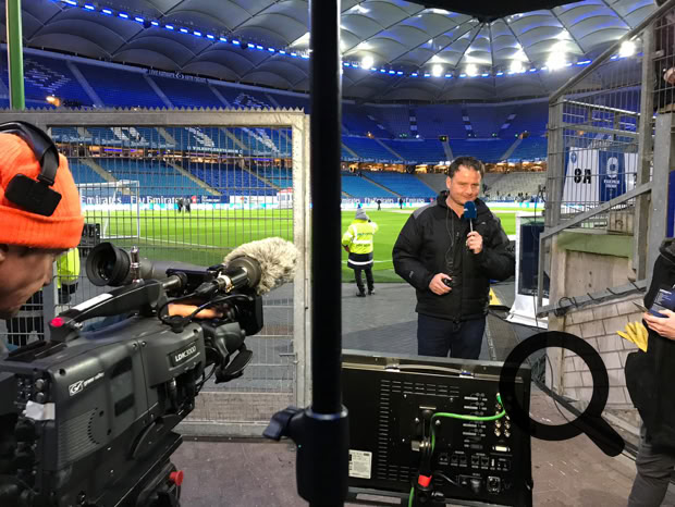 Live beim HSV - SteiwerTV für Nitro 100%Bundesliga